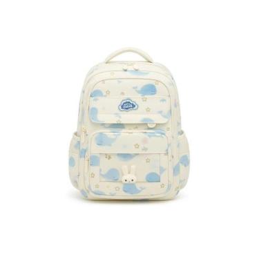 Imagem de Mochila Escolar Infantil Menina Com Estampa Azul - Mimos Pet