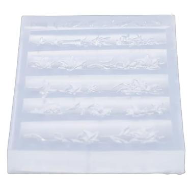 Imagem de HURRISE Molde de Unhas 3D, Modelo Transparente de Silicone Reutilizável para Arte Em Unhas DIY Com Design Flexível para Artesanato Em Resina, Joias, Decoração de Capa de Telefone (Tipo D)