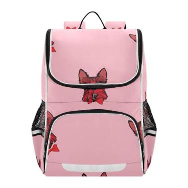 Imagem de Scottie Terriers Dogs Pink Boys Backpacks Animal Elementary Kids Back to School Bag Personalized Daypack Backpack for Girls Kids Monster Book Bag
