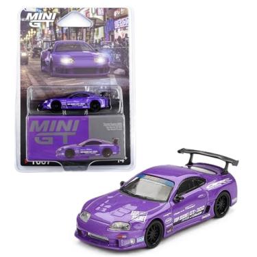 Imagem de Diecast Model Car Compatible with Mini GT 1:64 Toyota Supra (A80) Top Secret GT-300 Top Secret Gold Limited Edition MGT00961