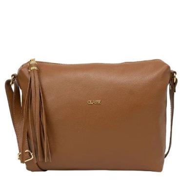 Imagem de Bolsa Classe Feminina Croosbody Couro Legítimo 1751 - Classe Couro, Ca