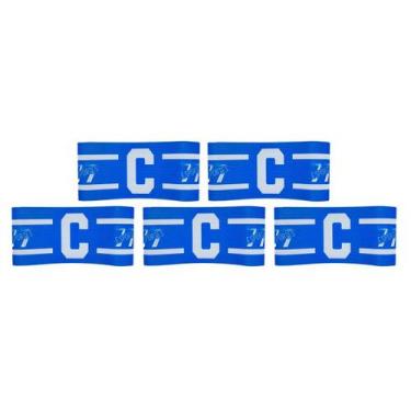 Imagem de Kit 5 Braçadeira Faixa Capitão 77 Impressão Digital Fechamento tiras a