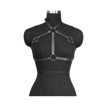 Imagem de Cinto De Moda Feminino Em Couro Com Suspensórios Góticos, Corset Linge