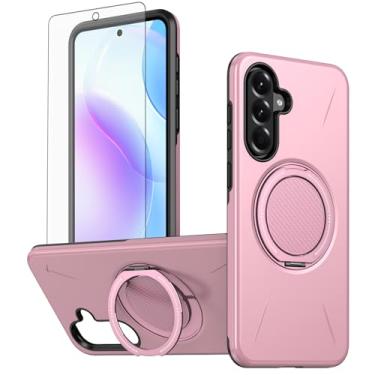 Imagem de Asuwish Capa de telefone compatível com A56 5G KP US rosa