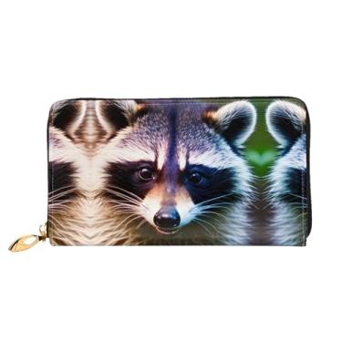 Imagem de XLLingL Carteiras de cartão de crédito impressas, bolsas longas de couro femininas, carteiras com zíper, carteira de viagem simples