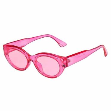 Imagem de Óculos de Sol Masculinos Candy Colors Candy Frame Little Cat Eye com Proteção UV400 para Esportes ao Ar Livre, Corrida e Ciclismo, Roxo