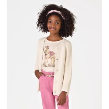 Imagem de Cardigan Infantil Tricot Trick Nick Bege, 3, Bege