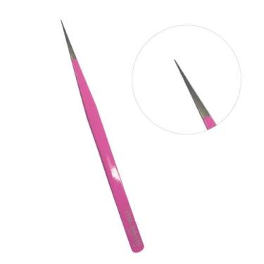 Imagem de Pinça para cílios THE LASH SUPPLY PREMIUM 1 -19 Pink S/C Volume