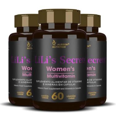 Imagem de Lilis Secrets Womens Multivitamin 3x60 cápsulas Multivitamínico para M