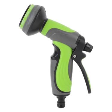 Imagem de Pulverizador de bico de mangueira de jardim Bocal de água ajustável de alta pressão com 10 modos Design ergonômico para jardinagem, cuidados com o gramado, limpeza de carros,