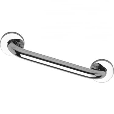 Imagem de Barra de Apoio Reta 30cm em Aço Inox – Suporte Tubular para Segurança, Ideal para Banheiro, Box e Áreas Úmidas