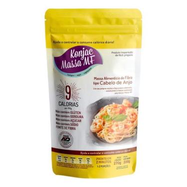 Imagem de Macarrão De Konjac Cabelo De Anjo Konjac Massa Mf Sachê 200g