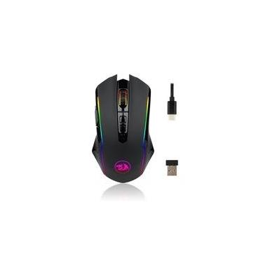 Imagem de Mouse Gamer Sem Fio Redragon Ranger LITE, 8000 DPI, 9 Botões, Wireless, Preto - M910-KS