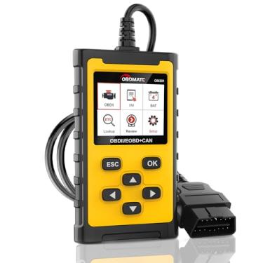 Imagem de OBDMATE Scanner de carro atualizado, leitor de código de motor OBDII, ferramenta de diagnóstico de leitura e códigos claros, impressão sem fio | Teste de tensão da bateria | Dados gráficos ao vivo