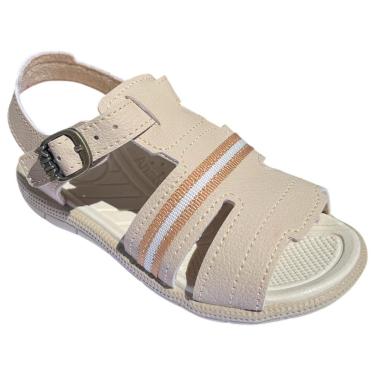 Imagem de Sandália Menino Klin Tic Tac Bege Areia/Taupe 171226