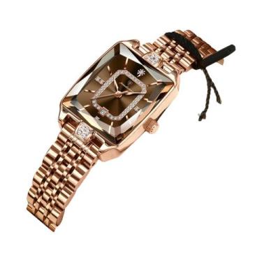 Imagem de Relógio De Quartzo Feminino À Prova D'água Em Aço Inoxidável POEDAGAR,