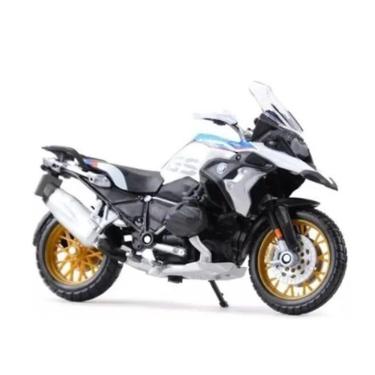 Imagem de Moto Miniatura Bmw R1250 Gs Esportiva Bonita Para Coleçao