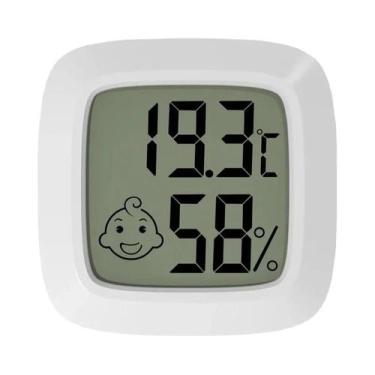 Imagem de Termômetro Digital LCD Interno, Higrômetro Mini, Sensor De Temperatura