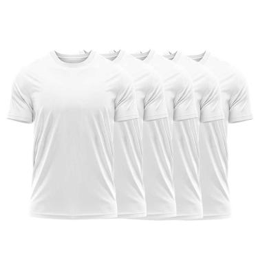 Imagem de Kit 5 Camisetas dry Uv Masculina Blusa Camisa Fitness Academia Basica Lisa-Masculino