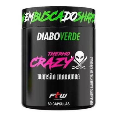 Imagem de Thermo Crazy 60 caps Mansão Maromba Diabo Verde  - Projetinho - FTW