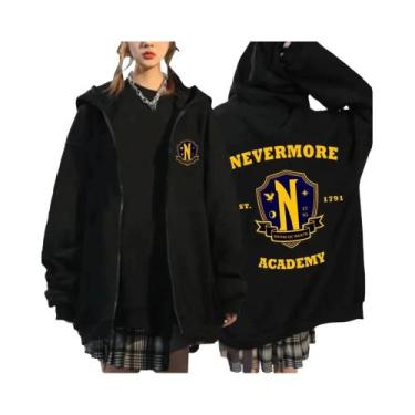 Imagem de Moletom Unissex Y2K Hip Hop Com Capuz E Zíper, Manga Longa, Casual, Mo