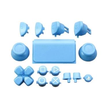 Imagem de Conjunto Completo De Botões E Joysticks Para Controle PS4 pro Slim, Ca
