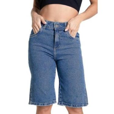 Imagem de Bermuda Jeans Sawary - 281977 46-Feminino