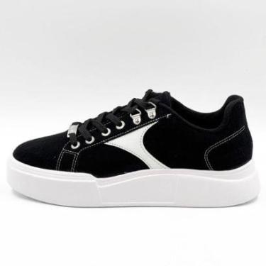 Imagem de Tênis Moleca Casual Flatform em Camurça Feminino-Feminino