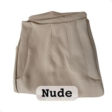 Imagem de Short Alfaiataria Moda Feminina - Laura e-Commerce, Nude, G