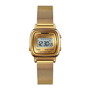 Imagem de Relógio Feminino Skmei Digital 1901 Dourado-Masculino