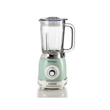 Imagem de Liquidificador Ariete 583 Vintage verde com copo de vidro 1,5 litro 1000w 220 volts