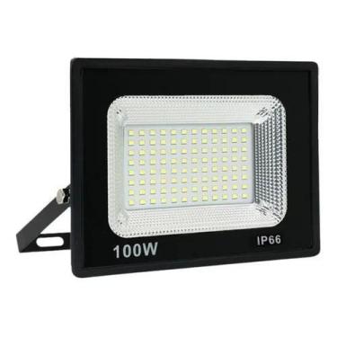 Imagem de Refletor Holofote Led 100w A Prova D'agua Branco Frio Cor da - Congrat