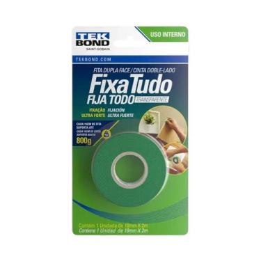 Imagem de Fita Dupla Face Acrilica 19mm 2mt Interna Fixa Tudo Tekbond