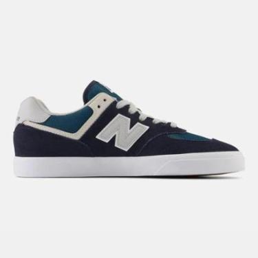 Imagem de Tênis New Balance Numeric 574 Vulc Marinho Petroleo NM574VCN-Masculino