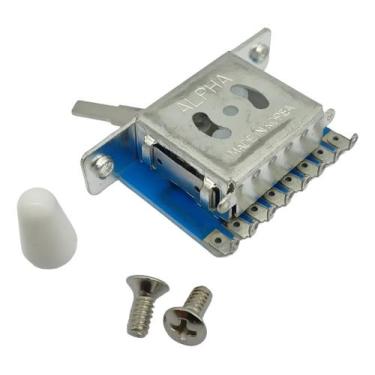 Imagem de Chave seletora ALPHA 3 posições Telecaster BRANCA parafusos