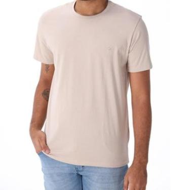 Imagem de Camiseta Manga Curta Básica Slim Ogochi Masculina 006490001 Areia-Masculino