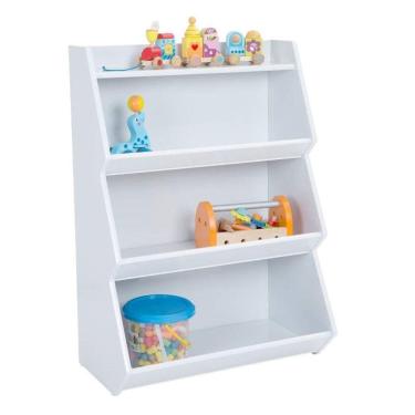 Imagem de Organizador de Brinquedos Infantil Chris 100% MDF Woodcore