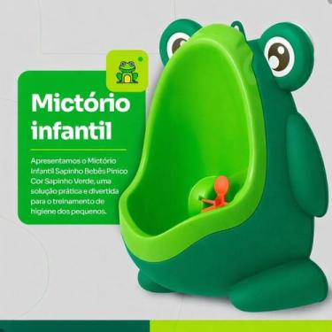 Imagem de Mictório Infantil Pinico Sapinho Servo Desfralde Resistente - Baby Plu