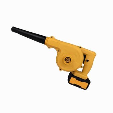 Imagem de Soprador De Folhas Bivolt A Bateria 21V Sn12 Snel Ferramentas, Amarelo