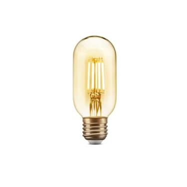 Imagem de Lâmpada Filamento LED T45 4W 2200K Elgin Bivolt Ambar Luz Amarela Quente - Vintage, Retrô, Decoração