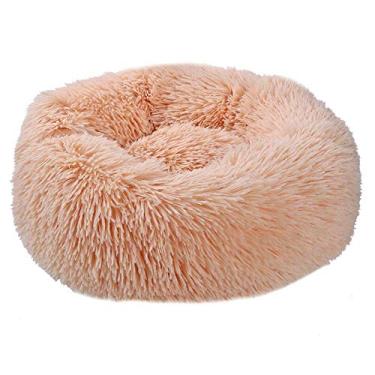 Imagem de OYOVOV Pet Bed Round Pet Lounge Chair pad Super Soft Lavável Plush ninho inverno quente sofá cesta gato cachorro sono profundo pet ninho