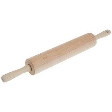 Imagem de J.K. Adams BRP-1 25,4 cm por 6,35 cm Maple Bakers Rolling Pin, Bordo, Maple, 10-1/2-Inch by 2-1/8-Inch, 1