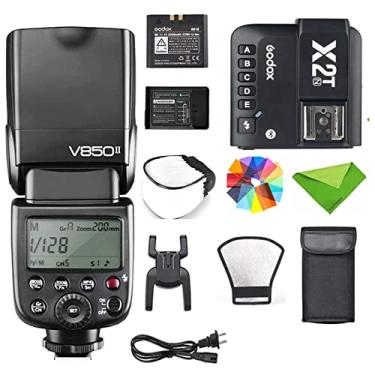 Imagem de Godox V850II V850 Flash para Sony Canon etc, com Godox X2T-N GN60 2.4G 1/8000s HSS 650 Full-Power Flashes 1.5s Tempo de Reciclagem Câmera Speedlight Speedlite