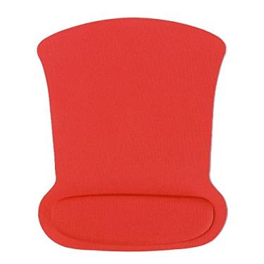 Imagem de 1 peça apoio de pulso macio ergonômico descanso mouse pad antiderrapante tapete de mouse almofada universal para computador de escritório PC tablet, laranja002