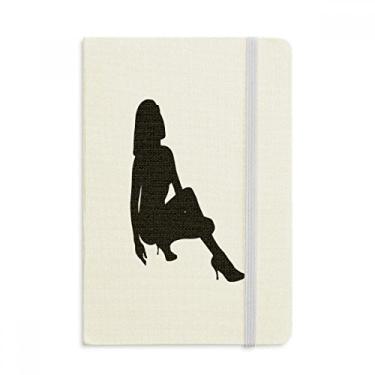 Imagem de Hot Underwear caderno de agachamentos feminino oficial de tecido capa dura diário clássico