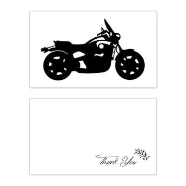 Imagem de Padrão de contorno de motocicleta mecânica, cartão de agradecimento, papel de aniversário, agradecimento de casamento
