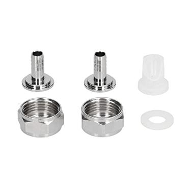 Imagem de QANYEGN Kit De Acoplamento De Barril De Cerveja De Aço Inoxidável, Acoplamentos Kegerator, Kit De Conector De Linha De Cerveja Para Fabricação De Cerveja Doméstica E Comercial.