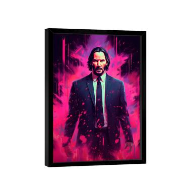 Imagem de Quadro John Wick Purple -- BR ARTES