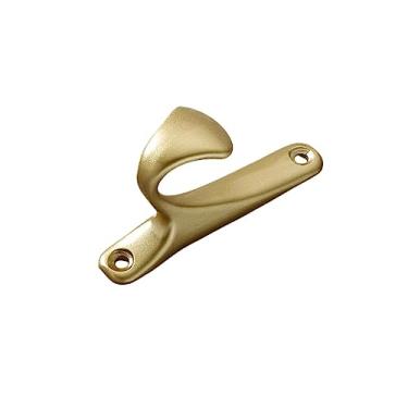 Imagem de Puxadores de armário de ouro fosco Liga de alumínio sólido Armário de cozinha puxa puxadores de gaveta Acessórios de alça de móveis, gancho para roupas