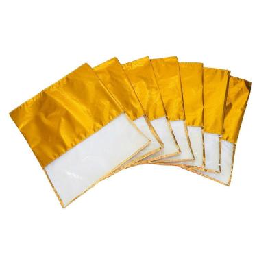 Imagem de Sacos Organizadores Tnt Metalizados C/ Ziper Kit C/10